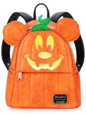 Disney Parks Mickey Pumpkin Loungefly Backpack 🎃 Halloween Mini Backpack